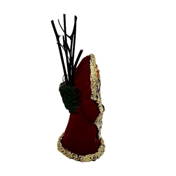Constance Collection 4” Resin Santa Claus Figurine Christmas Old World Sticks - Picture 7 of 7